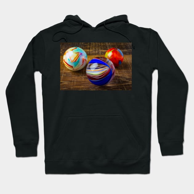 Wonderful Childhood Glass Marbles Hoodie by photogarry